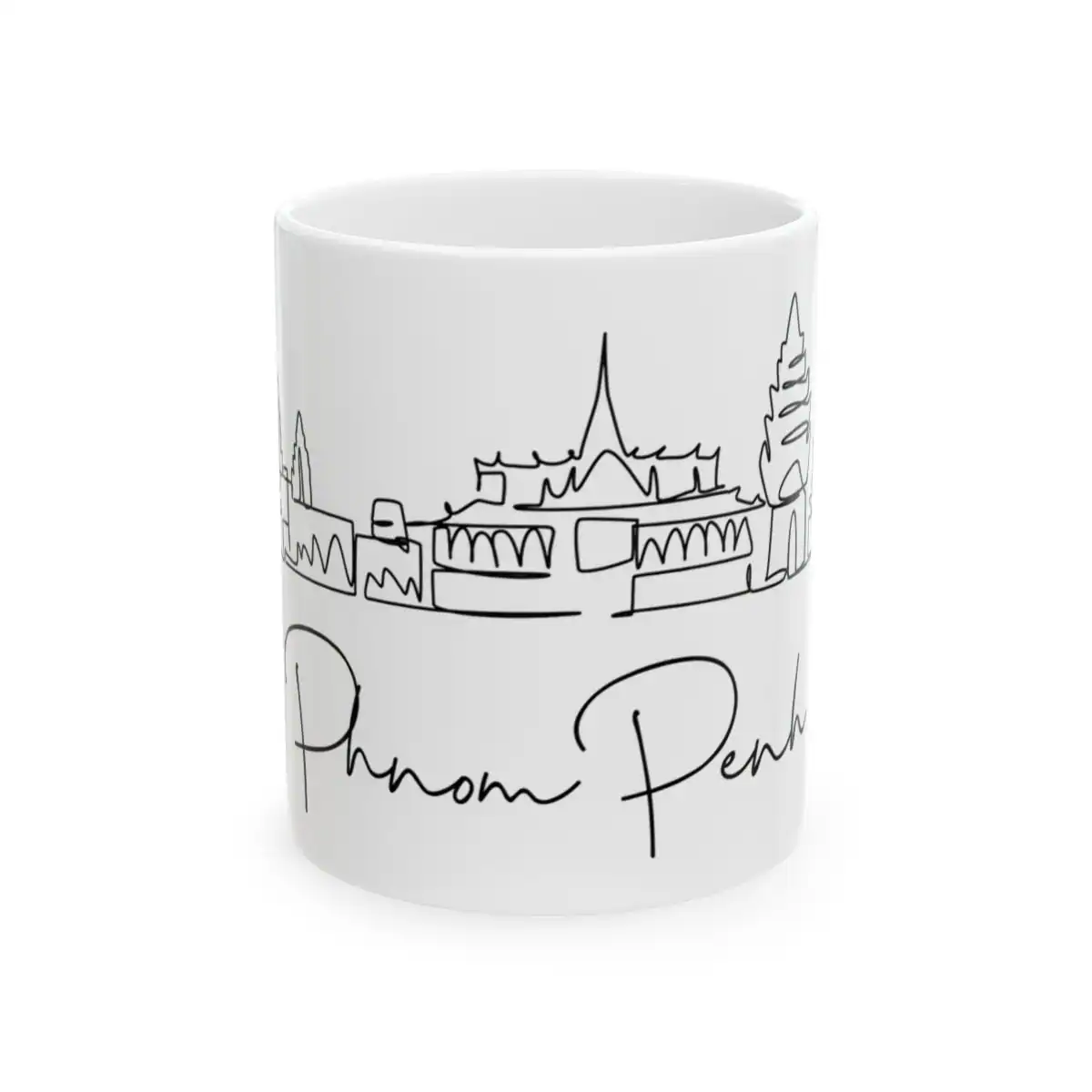 Phnom Penh Skyline Mug