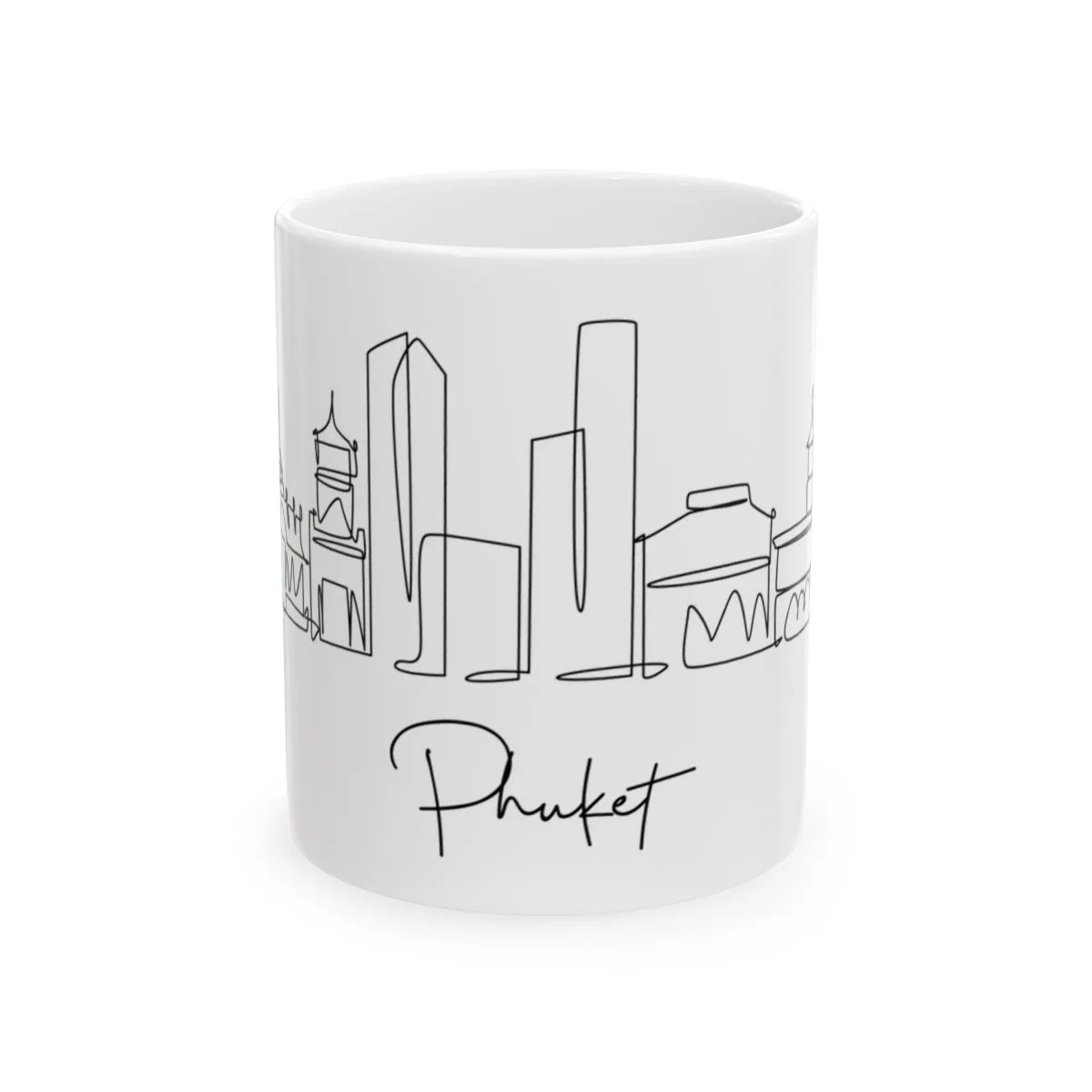 Phuket Skyline Mug
