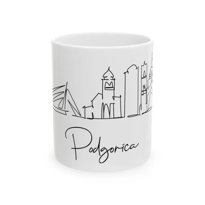 Podgorica Skyline Mug