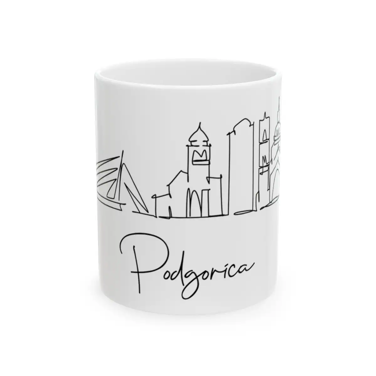 Podgorica Skyline Mug