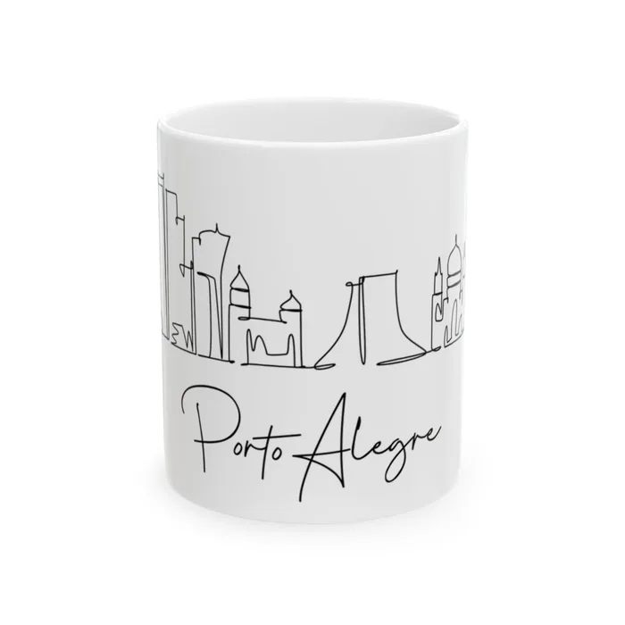 Porto Alegre Skyline Mug