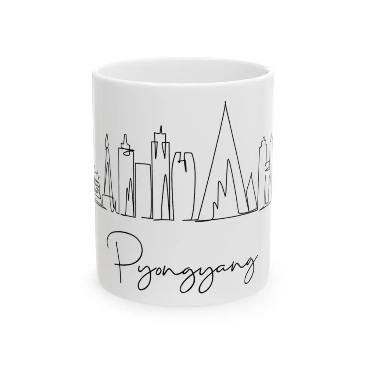 Pyongyang Skyline Mug