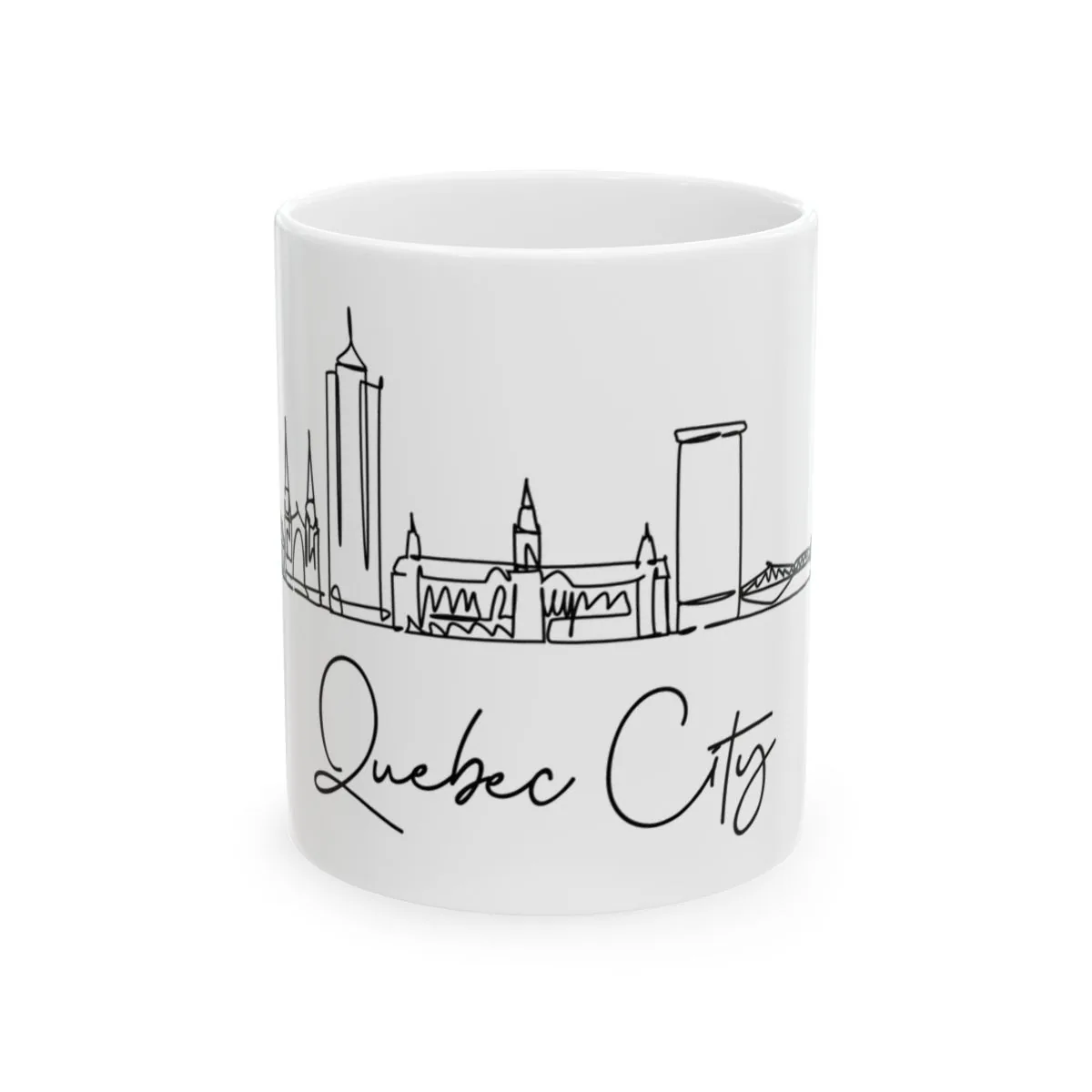Quebec City Skyline Mug