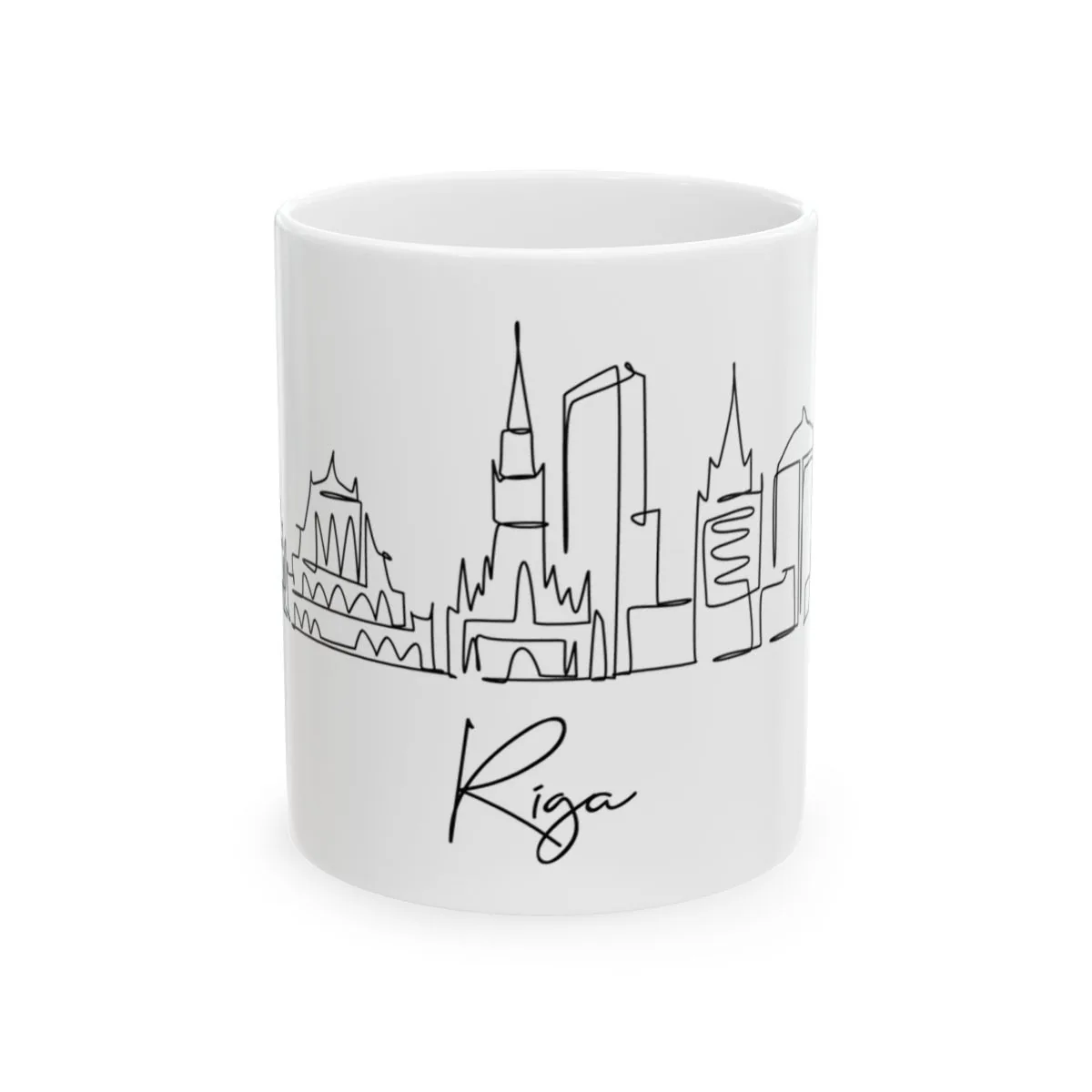 Riga Skyline Mug