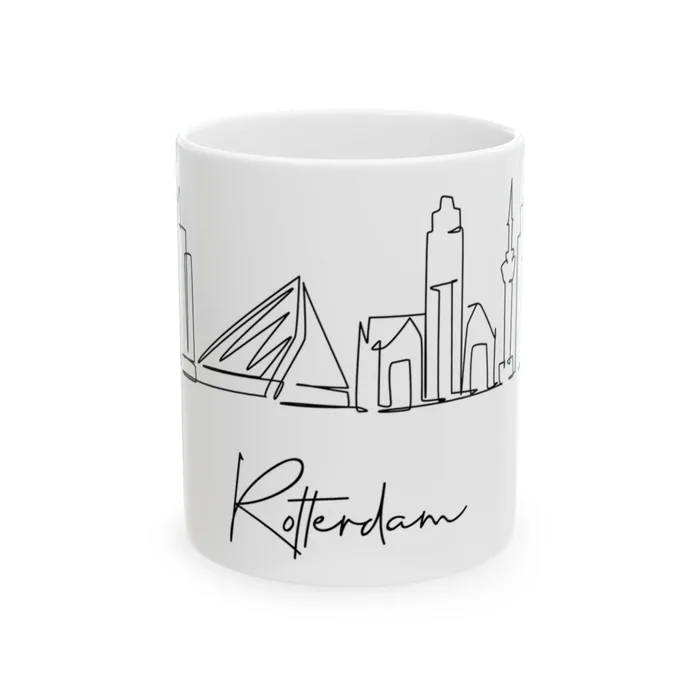 Rotterdam Skyline Mug