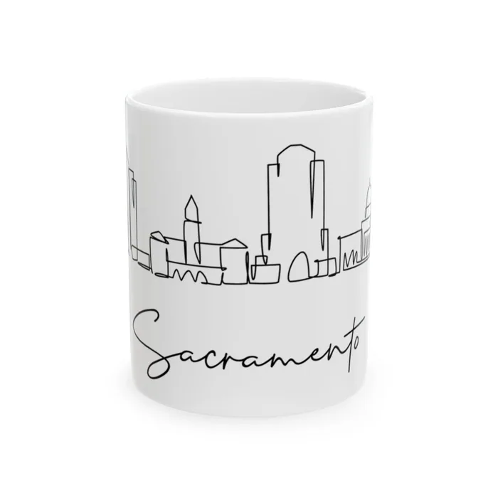 Sacramento Skyline Mug