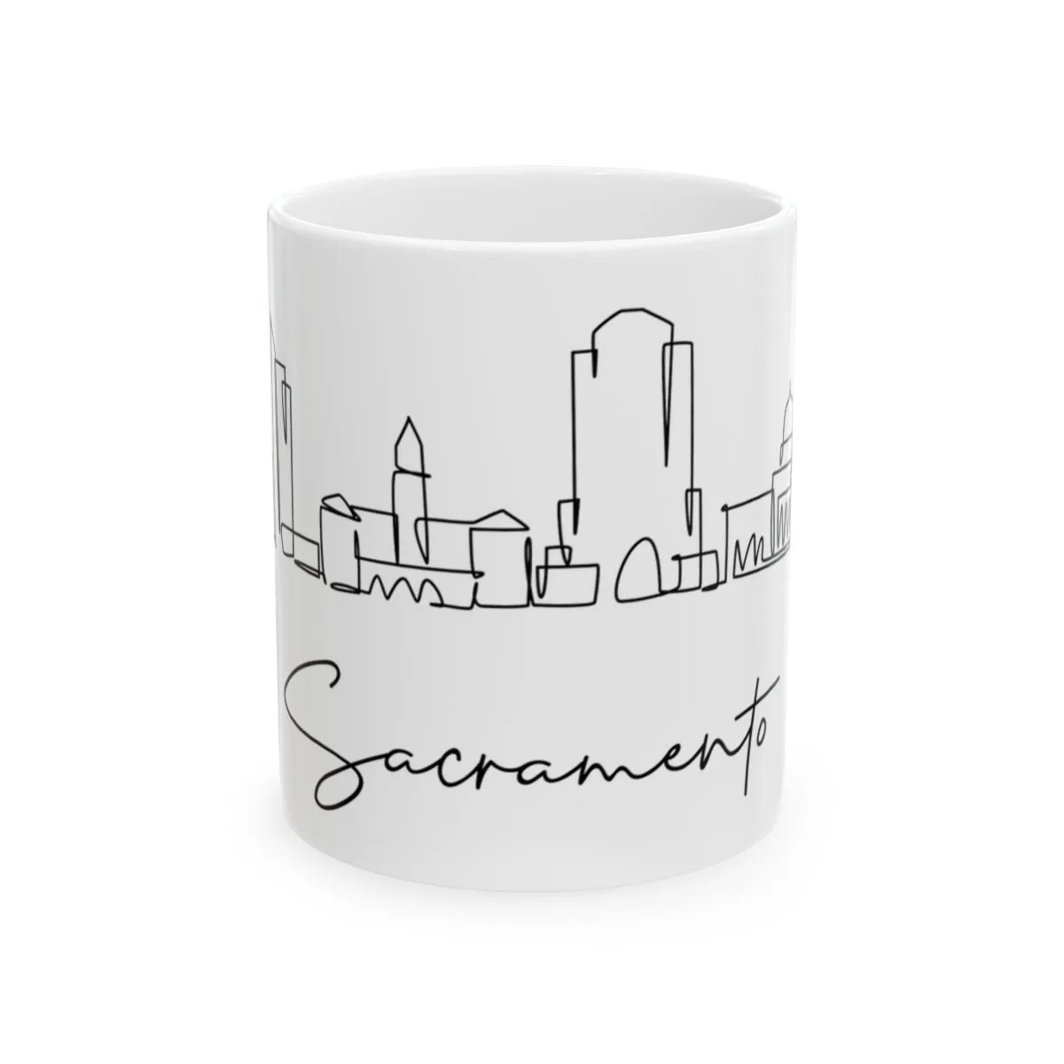 Sacramento Skyline Mug