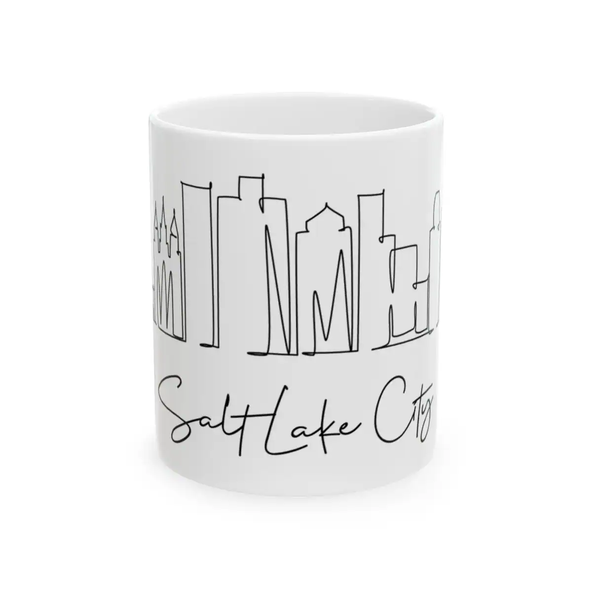 Salt Lake City Skyline Mug