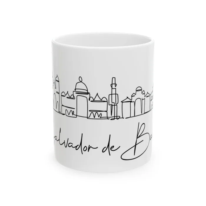 Salvador de Bahia Skyline Mug