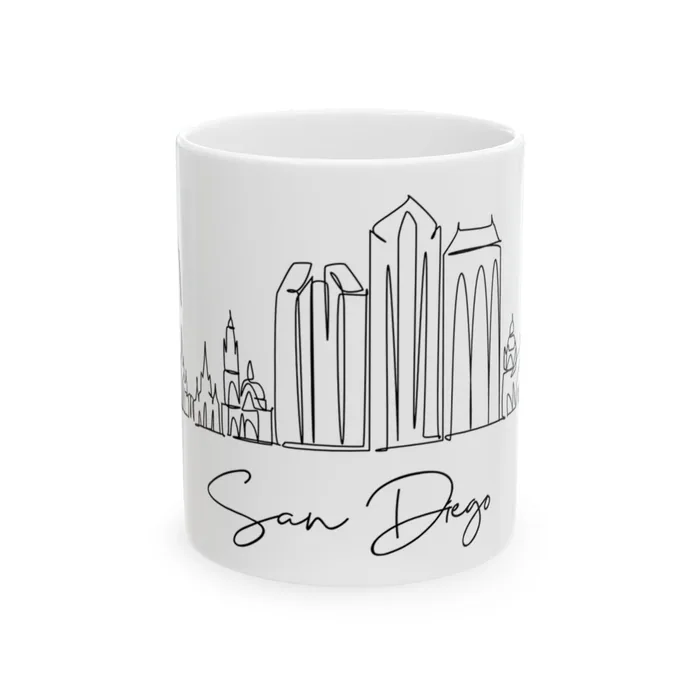 San Diego Skyline Mug