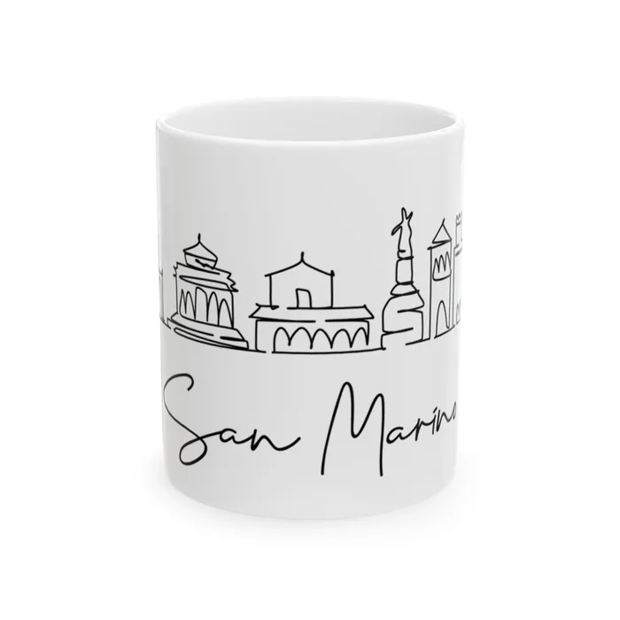 San Marino Skyline Mug