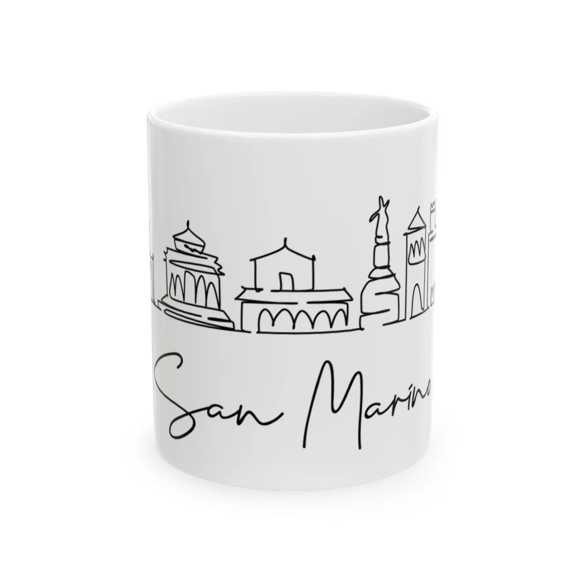 San Marino Skyline Mug
