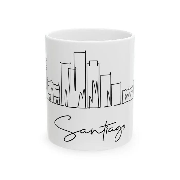 Santiago Skyline Mug