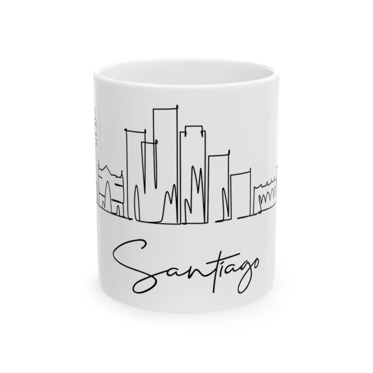 Santiago Skyline Mug