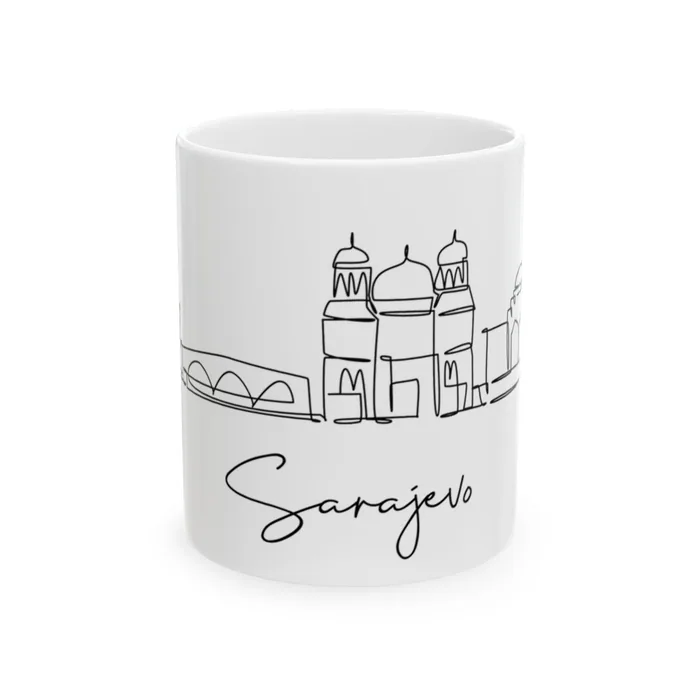 Sarajevo Skyline Mug