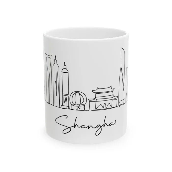 Shanghai Skyline Mug