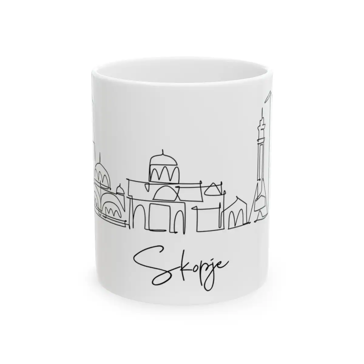 Skopje Skyline Mug