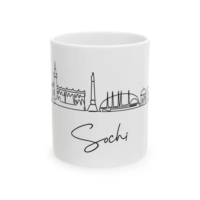 Sochi Skyline Mug
