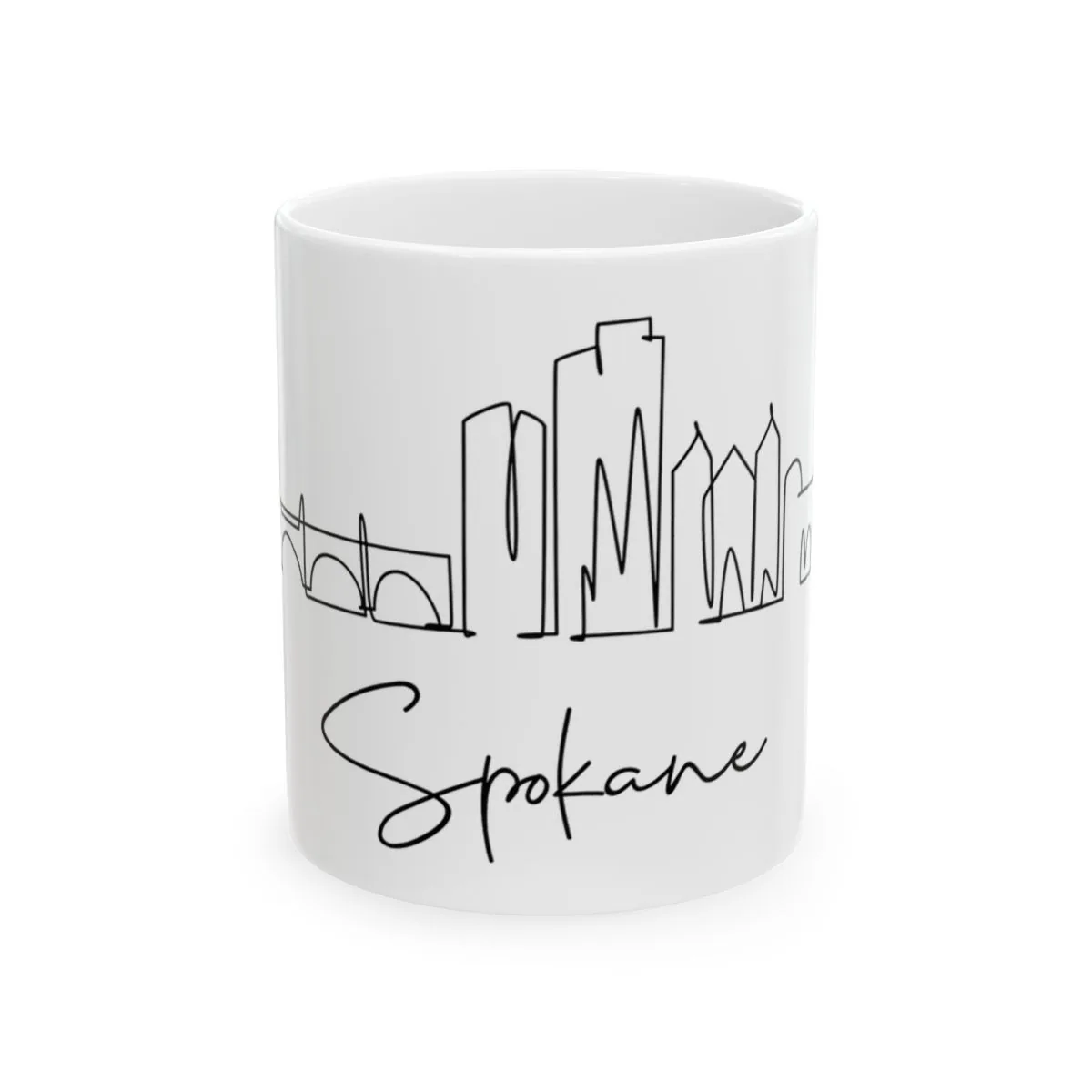 Spokane Skyline Mug