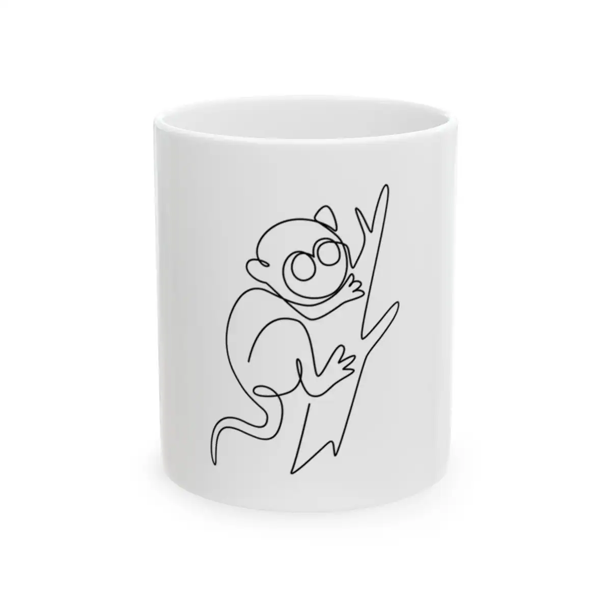 Tarsier One Line Art Mug