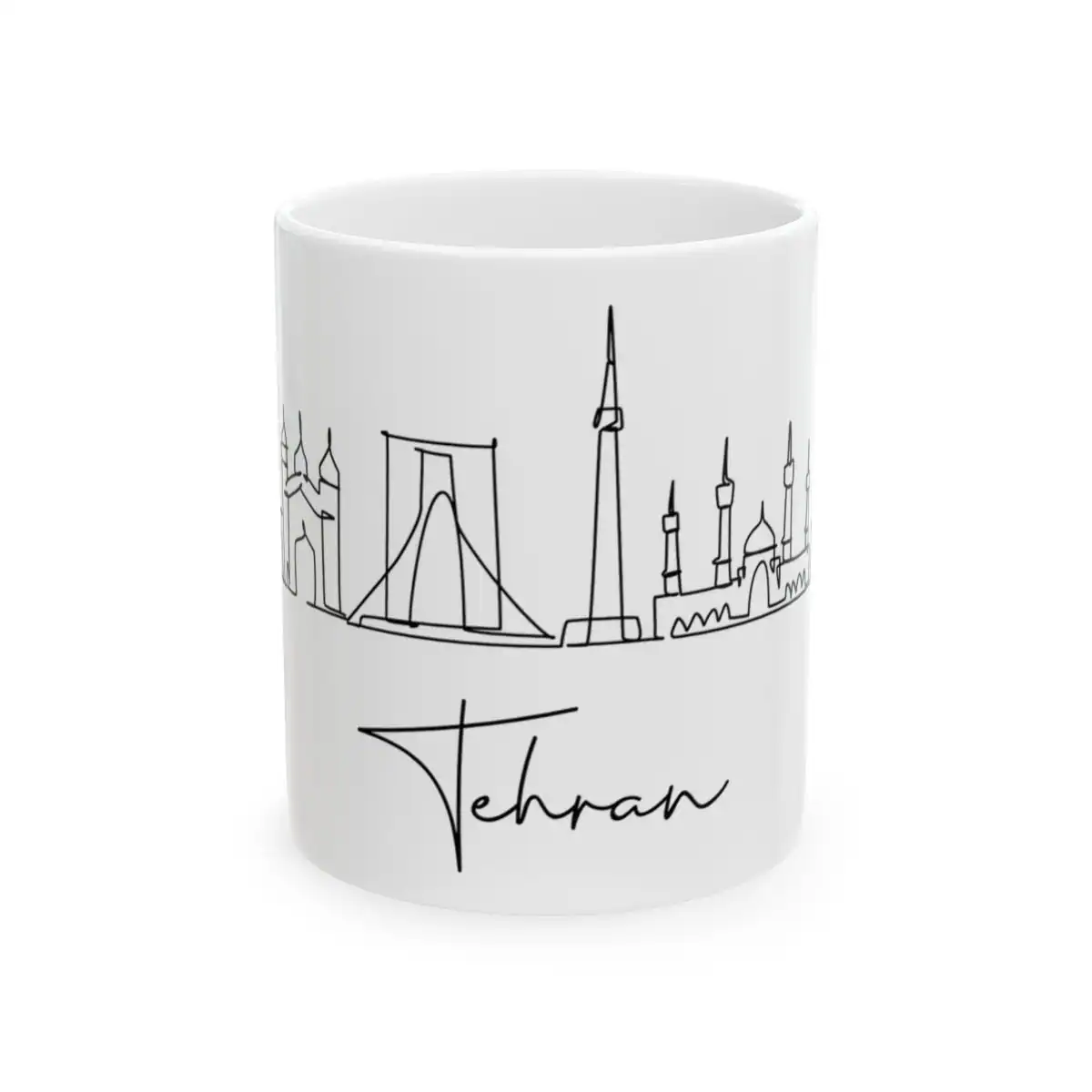 Tehran Skyline Mug
