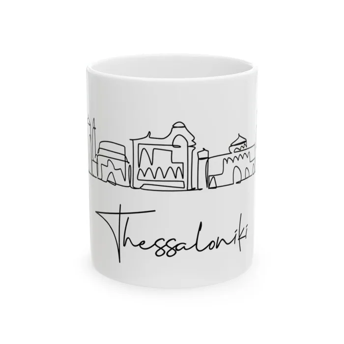 Thessaloniki Skyline Mug