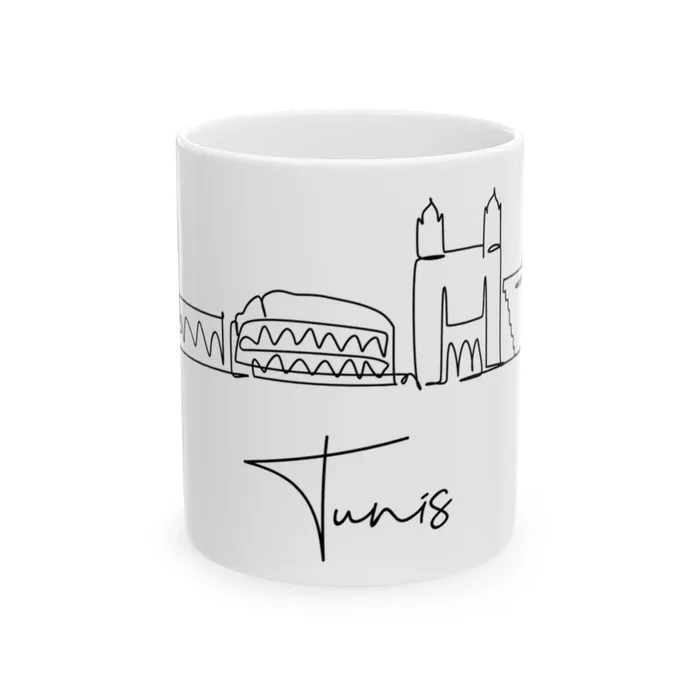 Tunis Skyline Mug