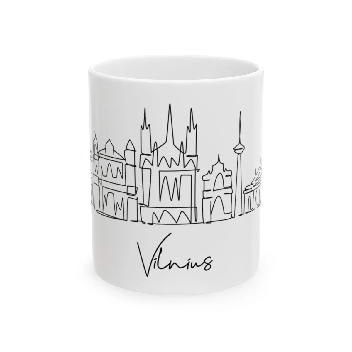 Vilnius Skyline Mug