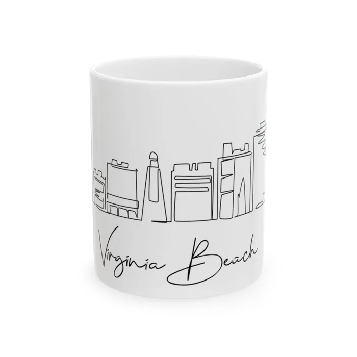 Virginia Beach Skyline Mug