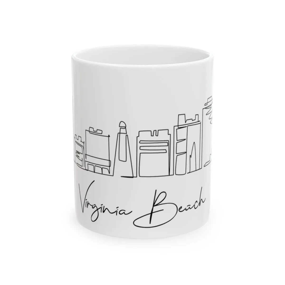 Virginia Beach Skyline Mug