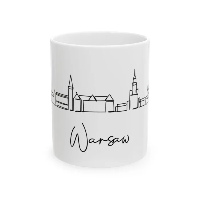 Warsaw Skyline Mug