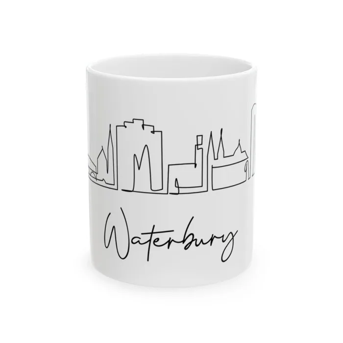 Waterbury Skyline Mug