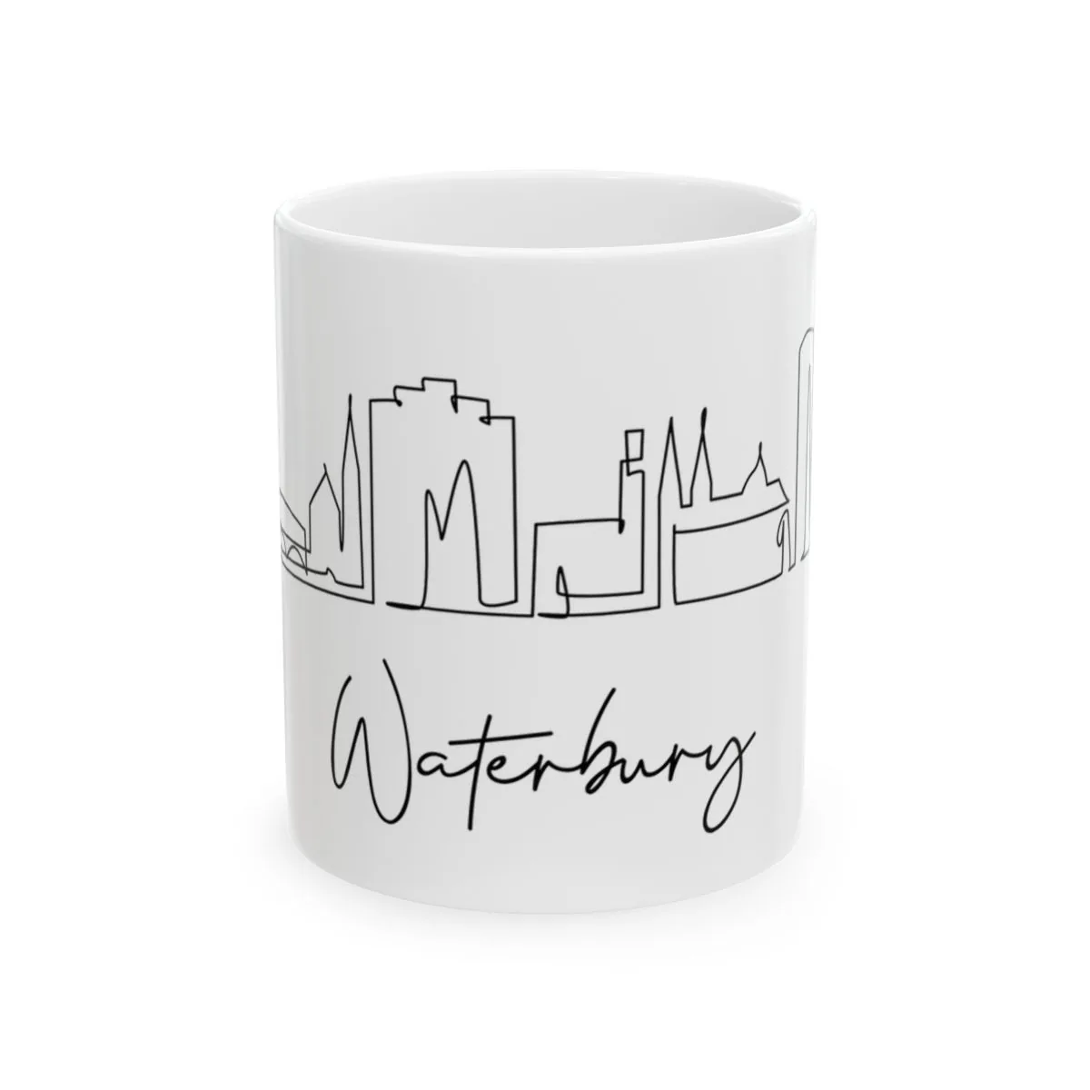 Waterbury Skyline Mug