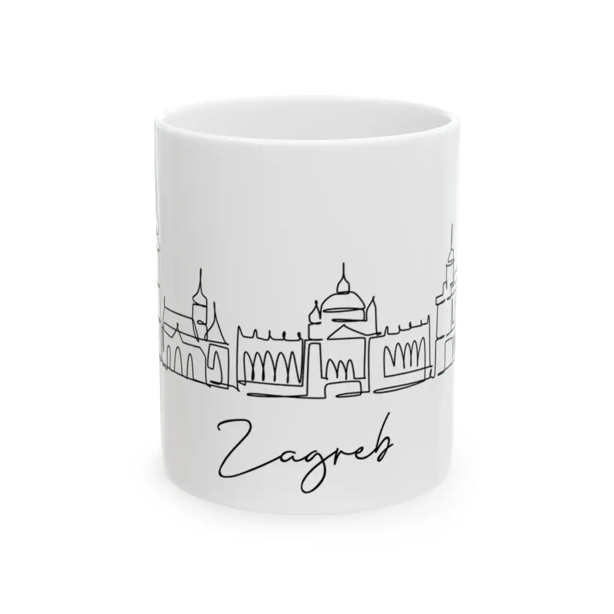 Zagreb Skyline Mug