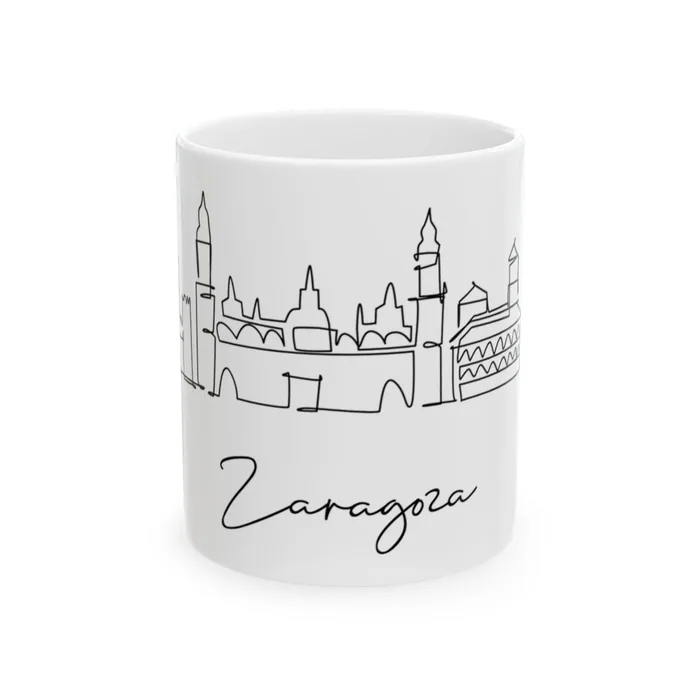 Zaragoza Skyline Mug
