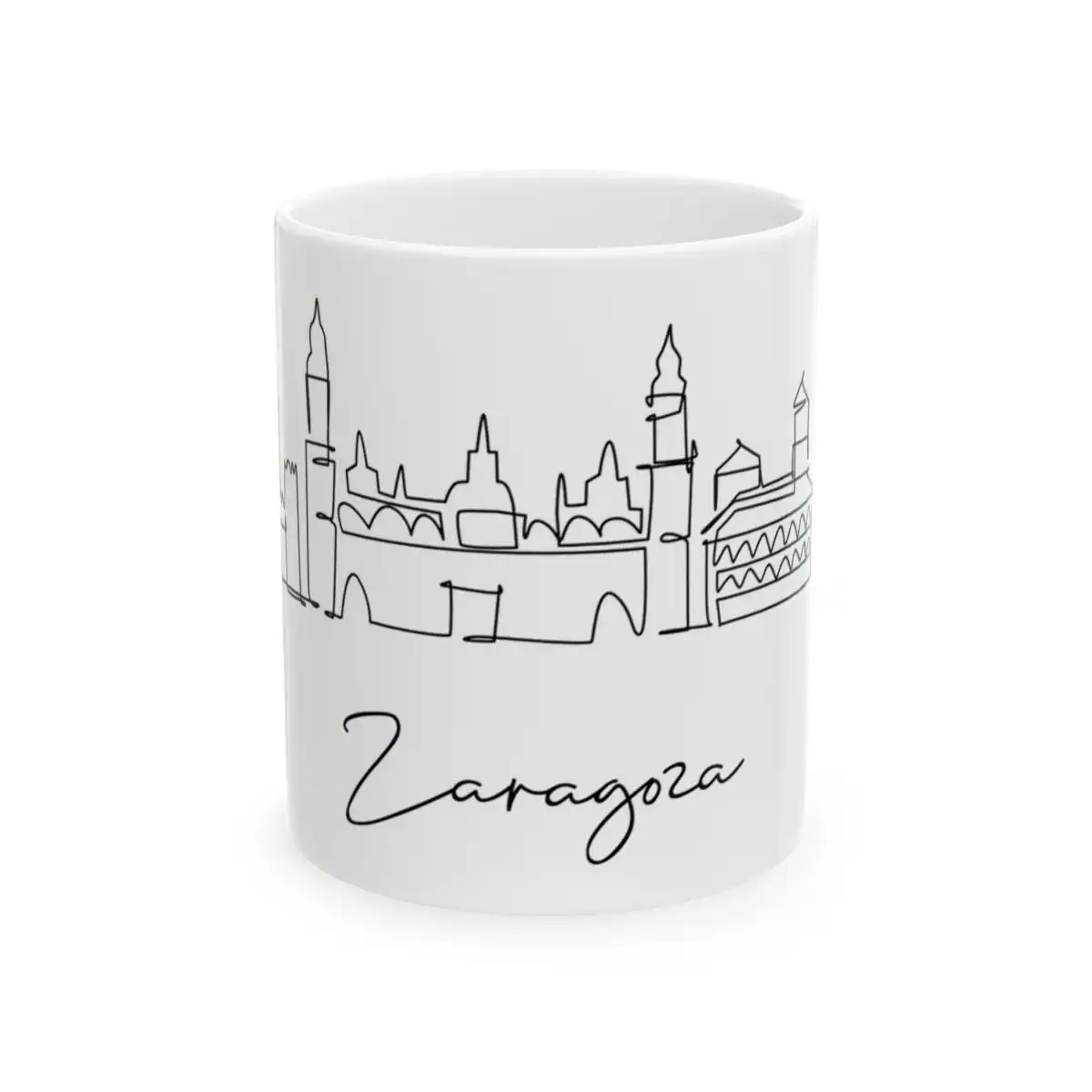 Zaragoza Skyline Mug